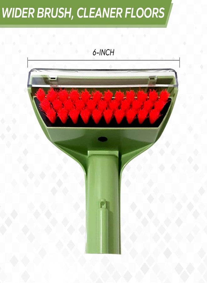Selgo Replacement Green 6" Tough Stain Brush Tool with Removable Nozzle for Better Cleaning for All Bissell Carpet Cleaner Machines - Image 2