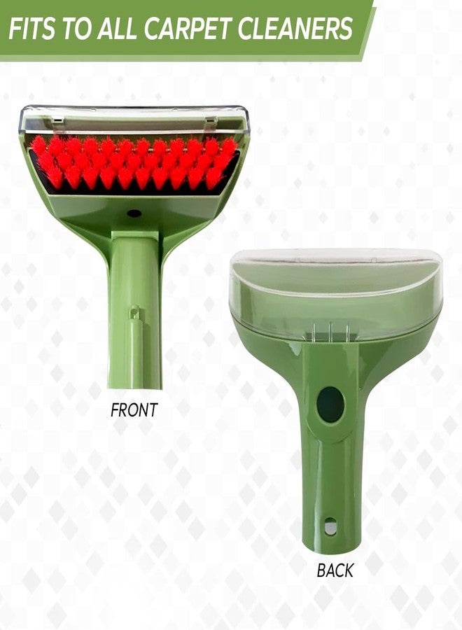Selgo Replacement Green 6" Tough Stain Brush Tool with Removable Nozzle for Better Cleaning for All Bissell Carpet Cleaner Machines - Image 4