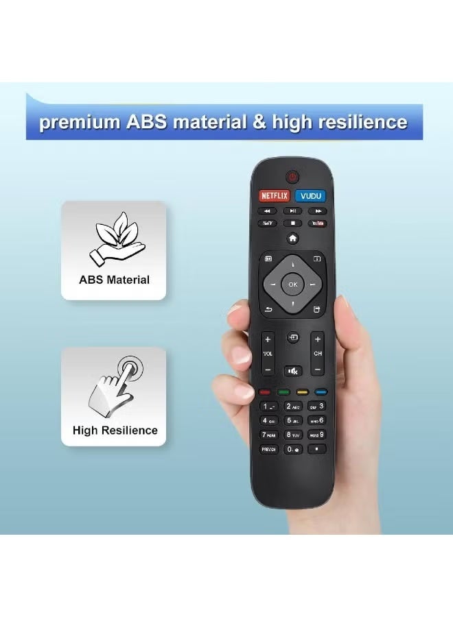 زومي جهاز تحكم عن بعد بديل لأجهزة تلفزيون فيليبس الذكية، متوافق مع جميع أجهزة تلفزيون فيليبس الذكية LCD LED 2K 4K UHD - Image 3