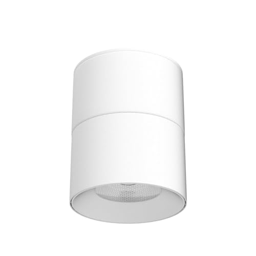 Harold Electricals 10 Watt 360 Degree Adjustable LED Surface COB Light - Wall/Ceiling Mountable -Pack of 1 (Cool White Light) White Body,Metal - Image 4