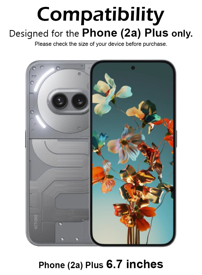 رفع القضية واقي شاشة لهاتف لا شيء هاتف 2A Plus 9H، طبقة من الزجاج المقسى، خالية من الفقاعات، سهلة التركيب، تغطية كاملة، مضادة للخدش وحساسة اللمس - Image 2