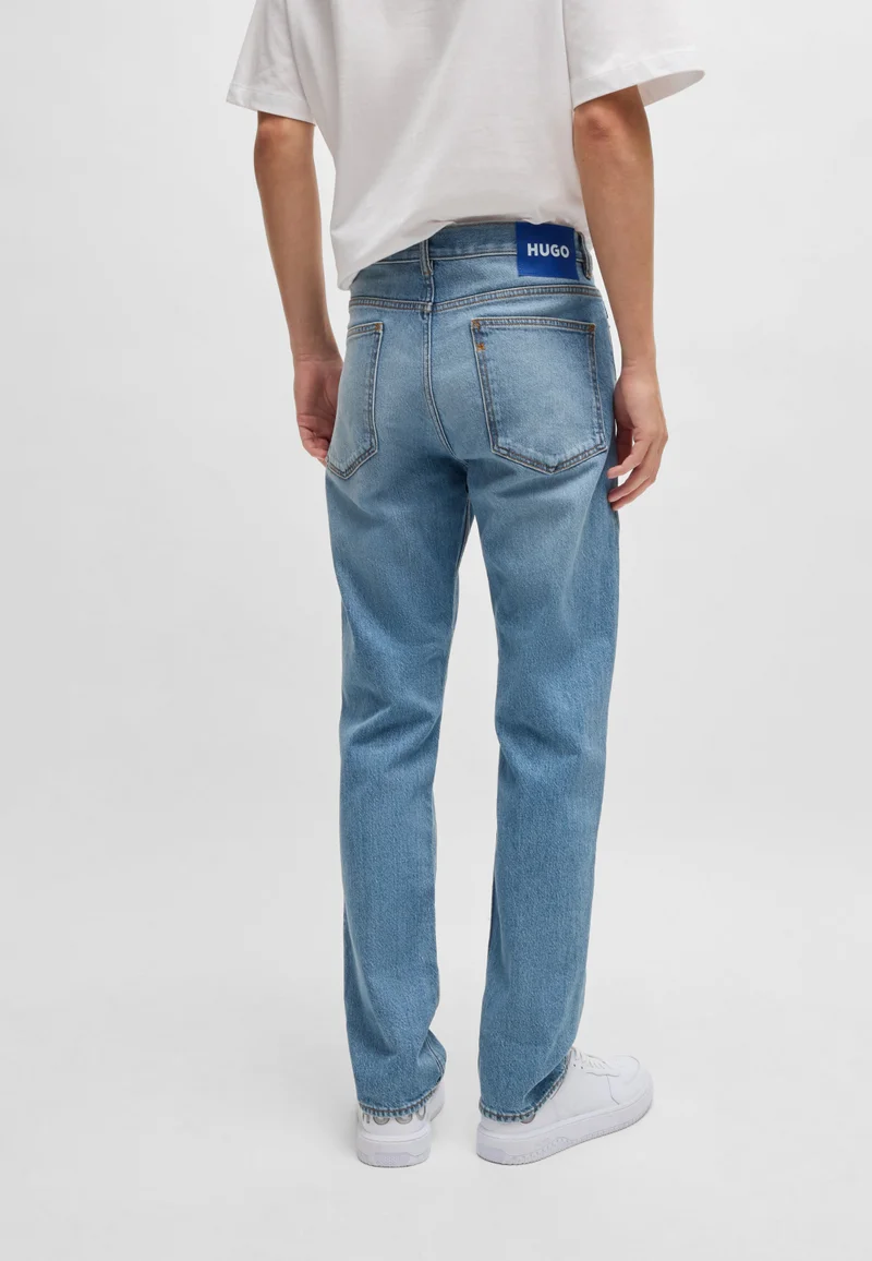 هوجو Slim-fit jeans in blue comfort-stretch denim
