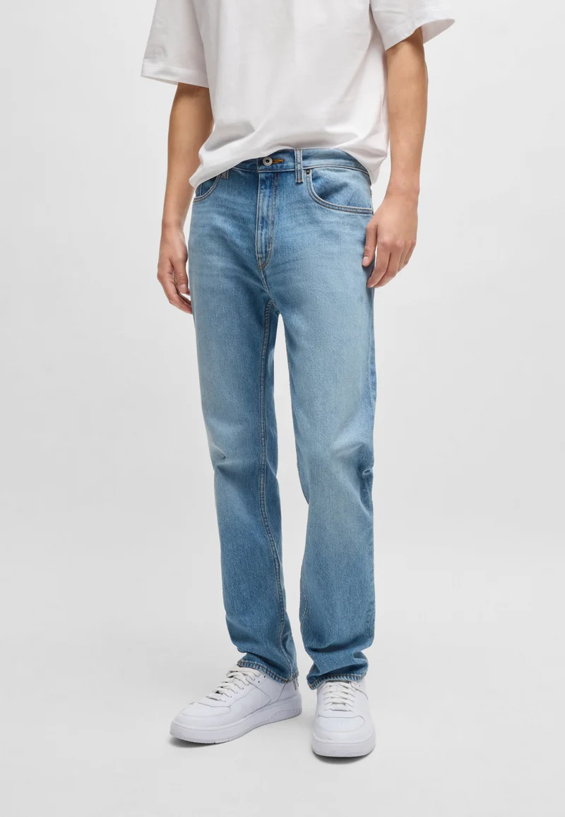 هوجو Slim-fit jeans in blue comfort-stretch denim