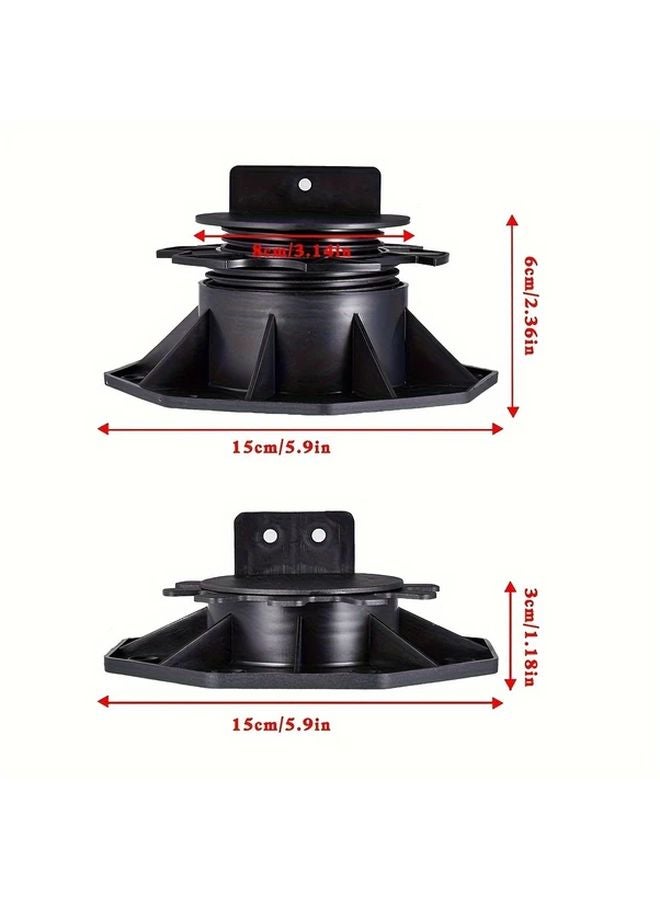 10pcs Adjustable Polyester Deck Support Risers 18 30mm Heavy Duty Outdoor Patio - Image 5