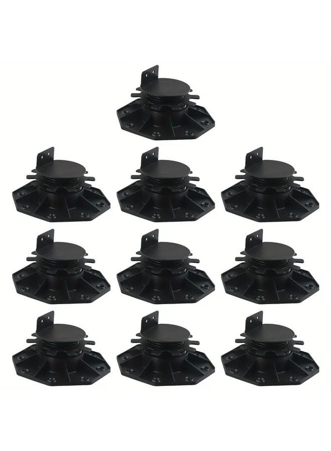10pcs Adjustable Polyester Deck Support Risers 18 30mm Heavy Duty Outdoor Patio - Image 3