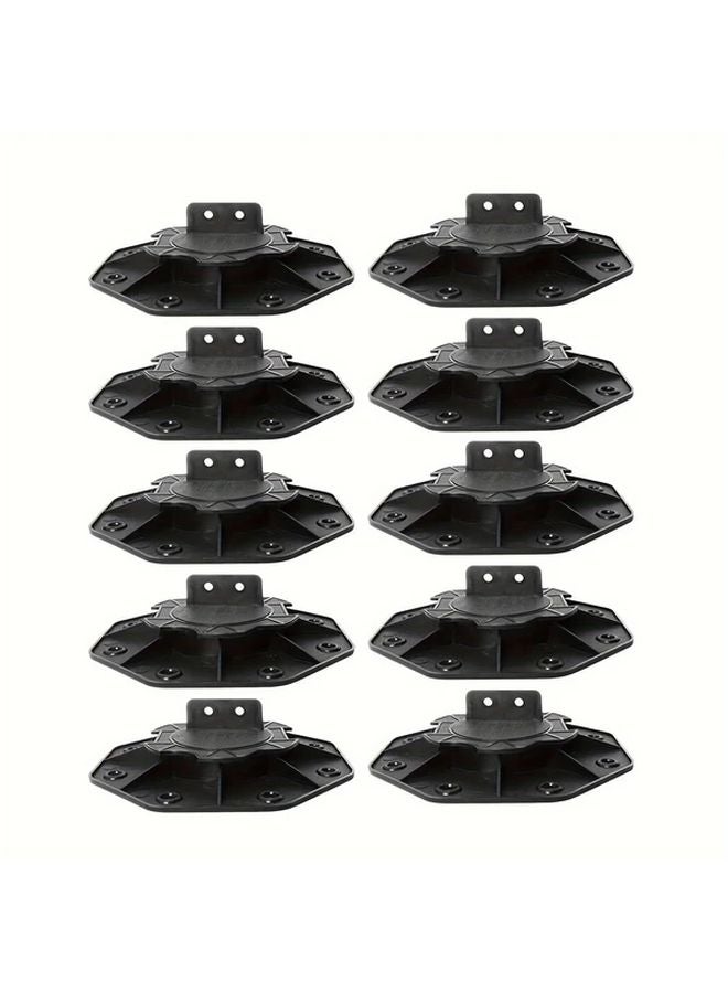 10pcs Adjustable Polyester Deck Support Risers 18 30mm Heavy Duty Outdoor Patio - Image 2