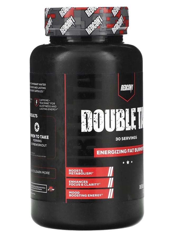REDCON1 Double Tap Energizing Fat Burner 120 Capsules - Image 2