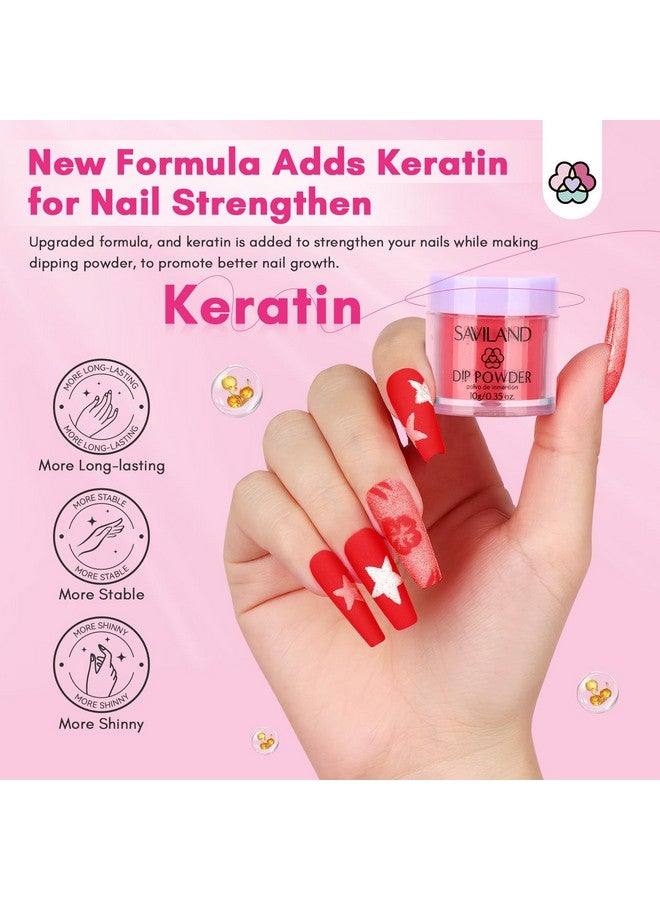 سافي لاند مجموعة أظافر SAVILAND مع مثقاب: مجموعة بداية 30 لونًا من مسحوق أظافر الكيراتين للصيف والربيع مع مجموعة سائلة من مسحوق الغمس وقاعدة منشطة وطبقة علوية وزيت بشرة من أجل مانيكير منزلي الصنع وفن الأظافر - Image 5