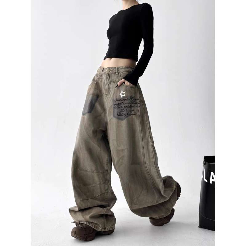 Unisex Classic Denim Jeans Loose Fit Daily Outdoor Wear - Image 4