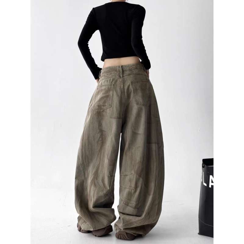 Unisex Classic Denim Jeans Loose Fit Daily Outdoor Wear - Image 5