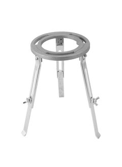 Thoraya Oil Burner Tripod Stand Iron Adjustable Height Anti Slip Base Laboratory Heating Support Tripod Stand for Chemical Experiments  - Image 5