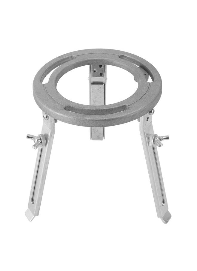 Thoraya Oil Burner Tripod Stand Iron Adjustable Height Anti Slip Base Laboratory Heating Support Tripod Stand for Chemical Experiments  - Image 2
