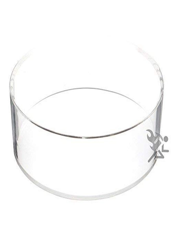 OnFireGuy 6" x 2" Clear Acrylic Beveled Ring for Basketballs, Soccer Balls, & Volleyballs - Image 1