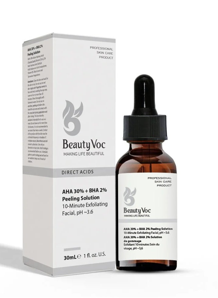 BEAUTY VOC АНА 30%+ВНА 2% Peeling Solution,30ml  - Image 2