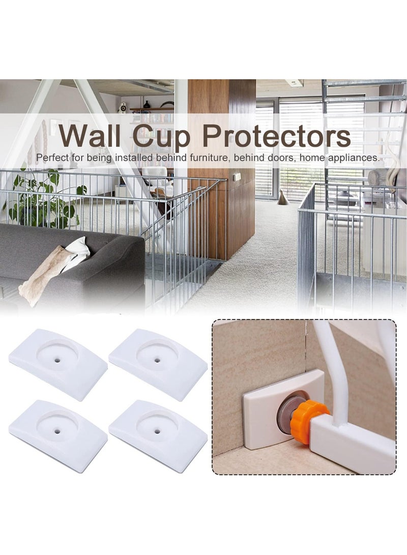 4 Pcs Safety Baby Gate Wall Protector Stair Extension Saver For Baby, Pet, Stair, Door, Surface - Image 5