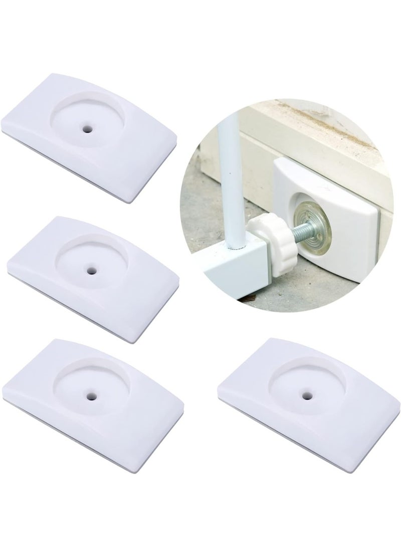 4 Pcs Safety Baby Gate Wall Protector Stair Extension Saver For Baby, Pet, Stair, Door, Surface - Image 1