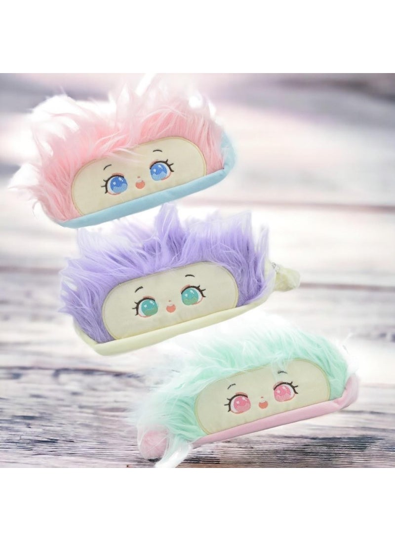 Unick Color Happy Cute Child Pom Pom Pencil Case - pzsku/Z96E163FABD64C1C4893EZ/45/_/1730723000/c4b1361d-eccb-4204-a039-69ffb606026e