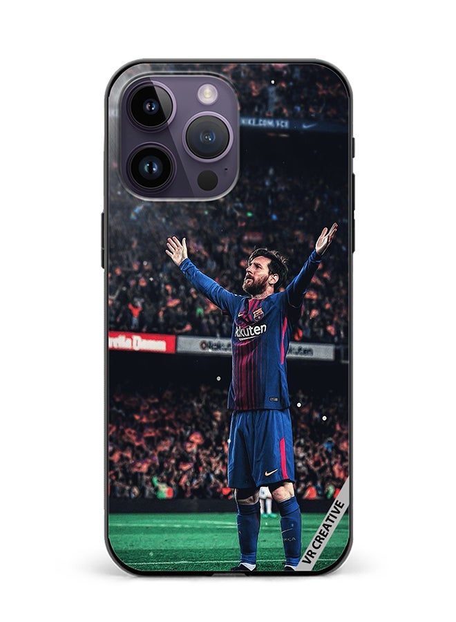 VR CREATIVE Protective Case Cover For Apple iPhone 16 Pro Max Lionel Messi Design Multicolour