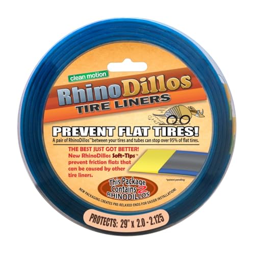 Clean Motion Rhinodillos TAN Bicycle Tire Liners 29 x 2.0-2.125 Flat Prevention - Image 4