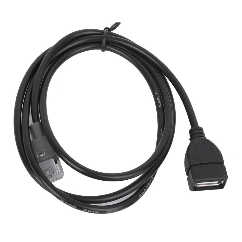 محول كابل السيارة كابل واجهة USB بأربعة دبابيس - تركيب مباشر وسهل لسيارات هيونداي كيا إلنترا ميسترا توسان تمديد الكونسول الوسطي للوحة القيادة - Image 1