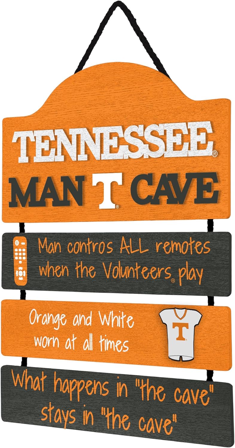 FOCO NCAA Team Logo Mancave Man Cave Hanging Wall Sign - Image 2
