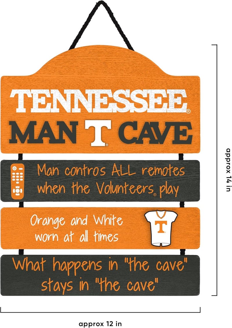 FOCO NCAA Team Logo Mancave Man Cave Hanging Wall Sign - Image 3
