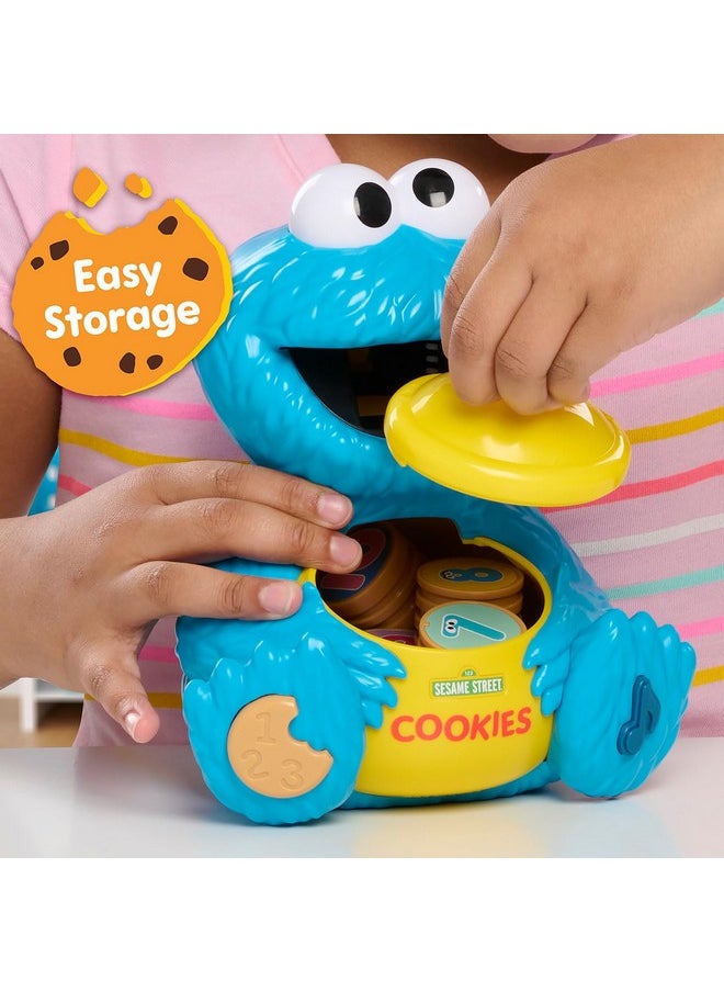 Just Play Sesame Street Cookie'S Counting Jar, 12-Pieces, 20+ Phrases And Sounds, Learning And Education, Kids Toys For Ages 2 Up  - Image 1