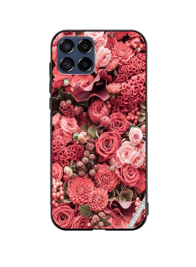 VR CREATIVE Protective Case Cover For Samsung Galaxy M33 Rose Design Multicolour - Image 1