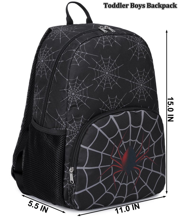 JIANYA Toddler Boy Backpack, Kindergarten Kids Backpack for School Mochilas Escolares Para Ninos Ages 5-8, 15" Red - Image 5