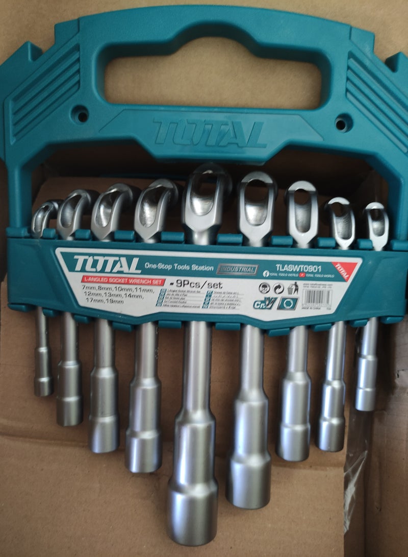 TOTAL WRENCH SET 9PCS up to 19 mm - Image 2