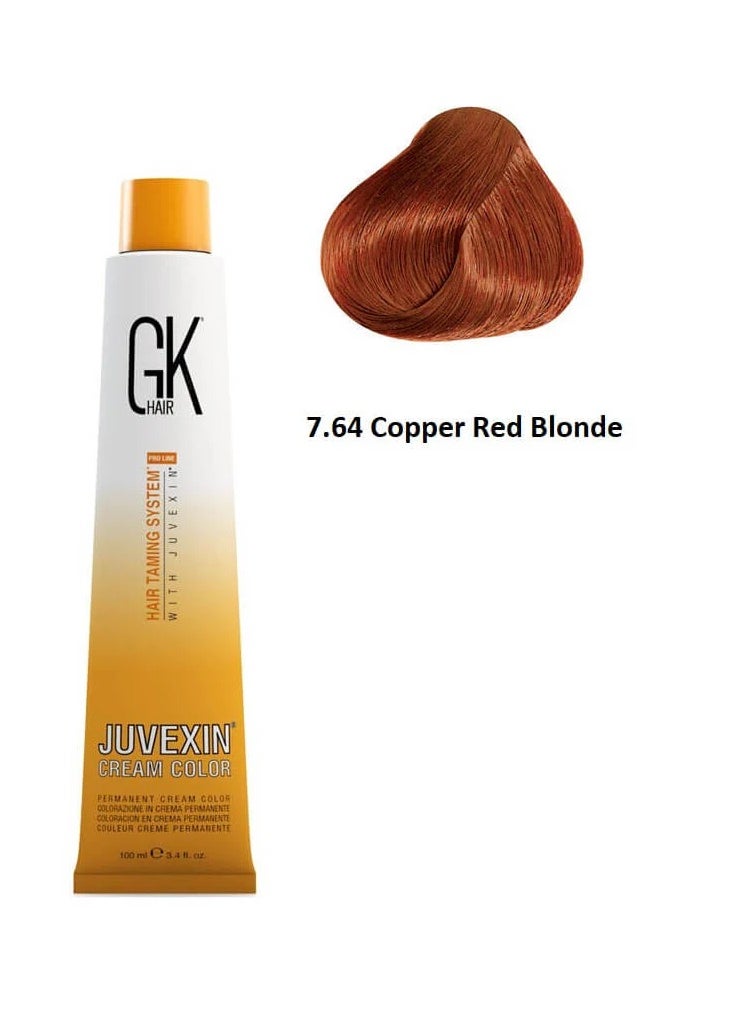 GK Hair GK Hair Color 7.64 Copper Red Blonde 100 ml 