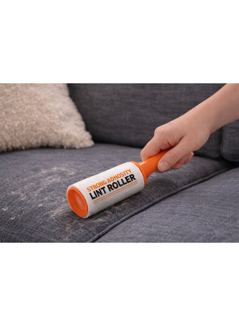Lint Roller Kit- Extra Sticky (5 Rolls + one roller) 50 sheets per roll/ Total 250 sheets - Image 3