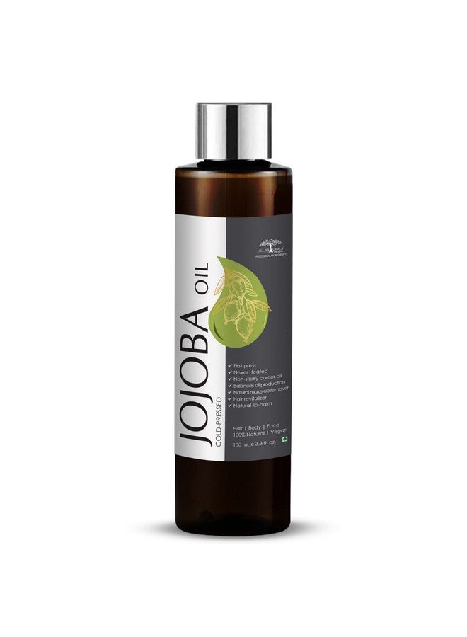 All Naturals Jojoba Oil 100Ml - Cold Pressed (Rajasthan) Carrier Oil Pure & Undiluted For Balancing Oily Skin, Natural Makeup Remover, Hair Vitalizer, Natural Lip Balm And Nails Extension - Image 1