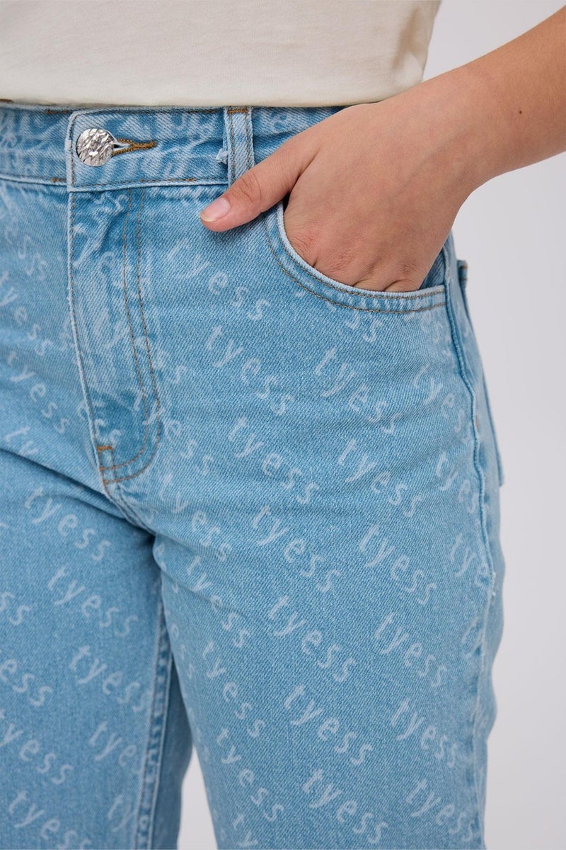 TYESS Bg Store Girl Denim Pants - Image 3