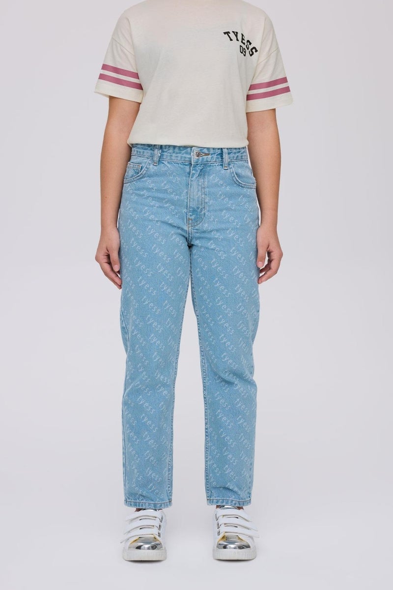 TYESS Bg Store Girl Denim Pants - Image 2