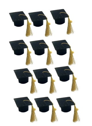 12pcs قبعات التخرج لأطراف التخرج - view 2