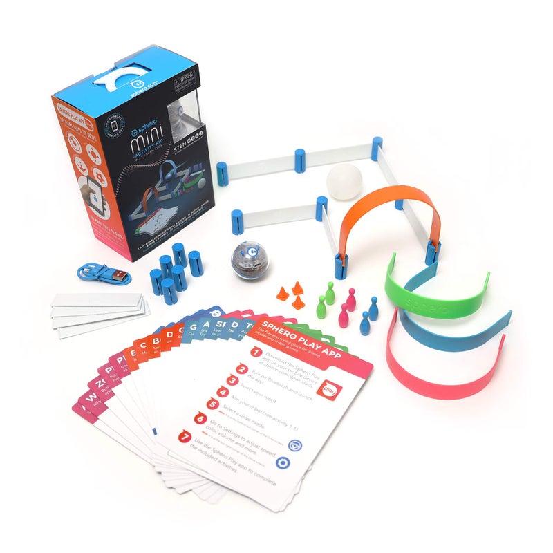 Sphero Mini Activity Kit - App-Enabled Coding Robot - 55 Piece Construction Set u0026 Activity Cards - STEM Educational Toy for Kids - Bluetooth Connectivity - Interactive u0026 Fun Learning for Ages 8+ - Image 1