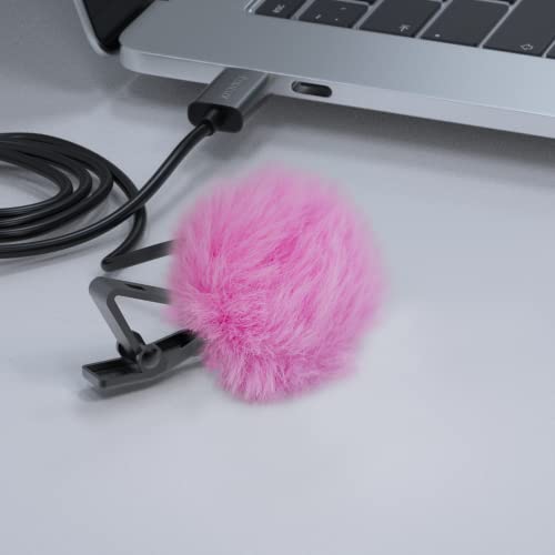 Cubilux Wind Muff (Dead cat) for lavalier Lapel Microphone, Outdoor Furry Windscreen for Mini Clip-On MIC, Multi-Color 9-Pack (Furry Cover, 9-Pack, Multi-Color) - Image 5