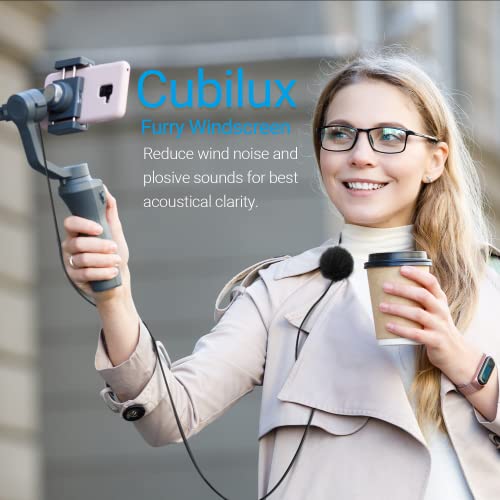 Cubilux Wind Muff (Dead cat) for lavalier Lapel Microphone, Outdoor Furry Windscreen for Mini Clip-On MIC, Multi-Color 9-Pack (Furry Cover, 9-Pack, Multi-Color) - Image 2