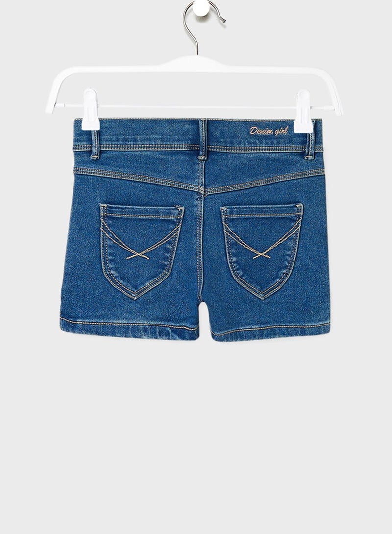 NAME IT Kids Slim Fit Denim Shorts  - Image 2