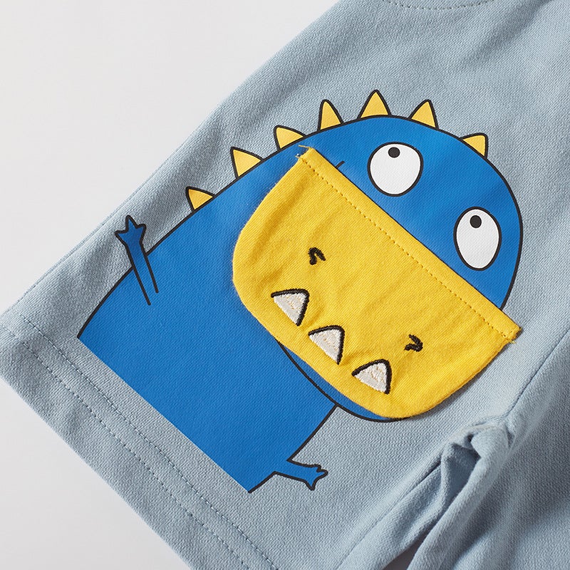 Be Top Boys' Pants Five-Quarter Pants Summer Kidsren'S Shorts Stereo Dinosaur Baby Casual Pants Kidsren'S Clothing Dropshipping - Image 5