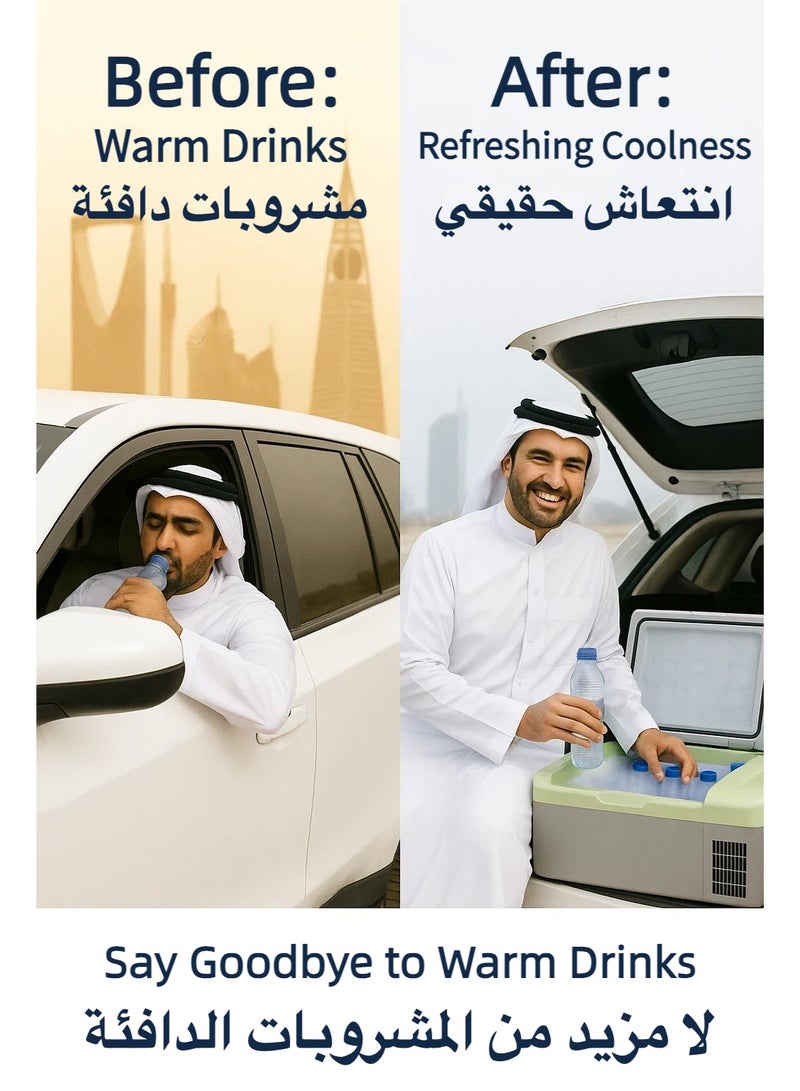 Agofyngs Alpicool Y16 16L Portable Car Refrigerator 12V/24V DC & 110–240V AC, Deep Cooling to –20°C, Compact Freezer for Camping, Travel & Home - Image 2