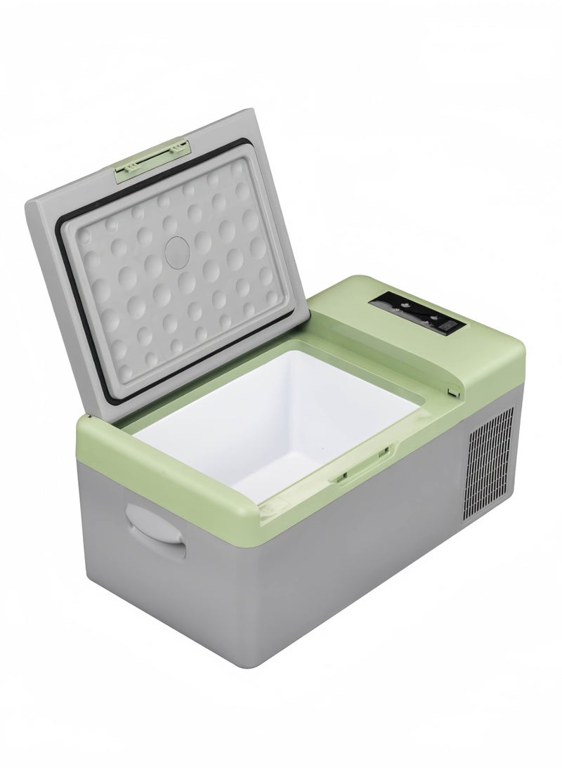 Alpicool - Y16 Portable Car Refrigerator Freezer, 16L,  Small Fridge, Camping Accessories, -20°C Cooling Power! Keep Food Fresh, Enjoy Ice Drinks Anywhere，Essential for Camping, RV Trips and Cozy Home Life - Image 1