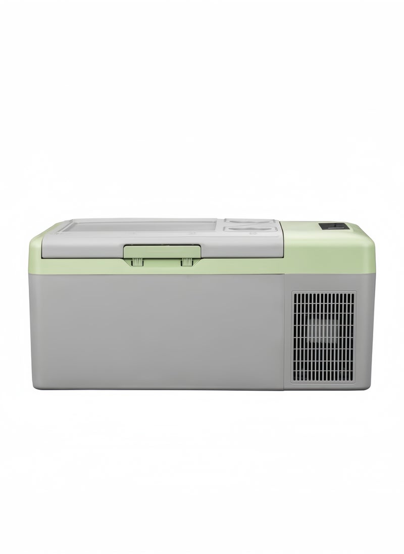 Alpicool - Y16 Portable Car Refrigerator Freezer, 16L,  Small Fridge, Camping Accessories, -20°C Cooling Power! Keep Food Fresh, Enjoy Ice Drinks Anywhere，Essential for Camping, RV Trips and Cozy Home Life - Image 1