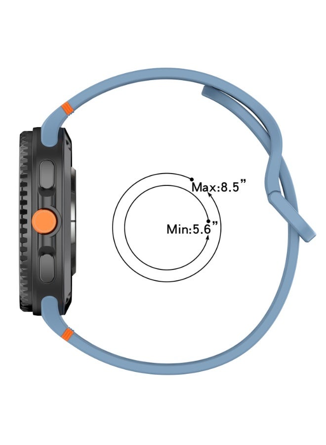 Sport Band for Samsung Galaxy Watch 8 Band 40mm 44mm/8 Classic 46mm Men Women,No Gap Soft Silicone Rubber Replacement Strap Waterproof Wristband for Samsung Galaxy Watch 8 Classic Bands 46 44 40 mm - Image 5