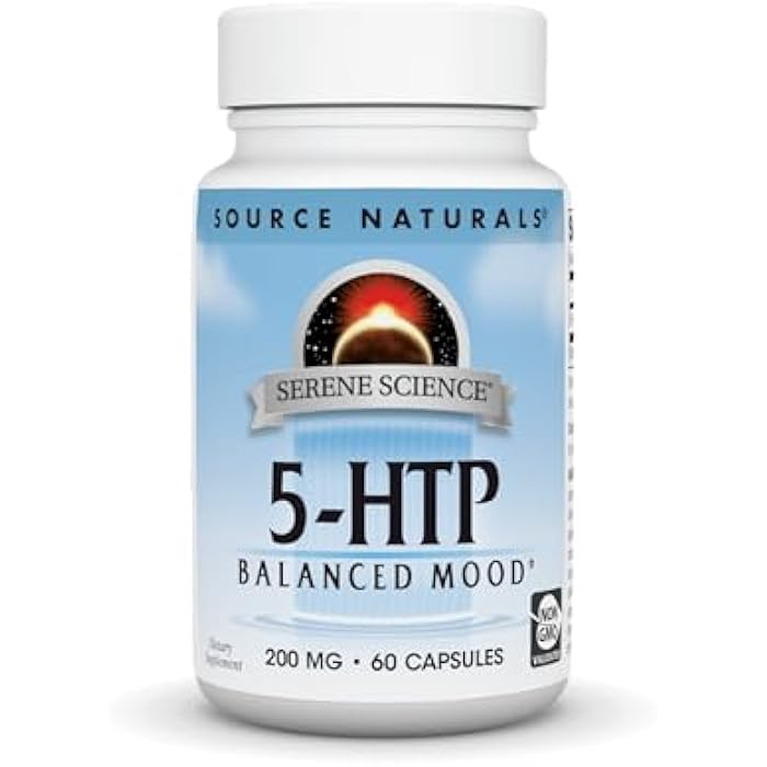 Source Naturals Serene Science 5-HTP 200 mg - 60 Capsules - Image 1