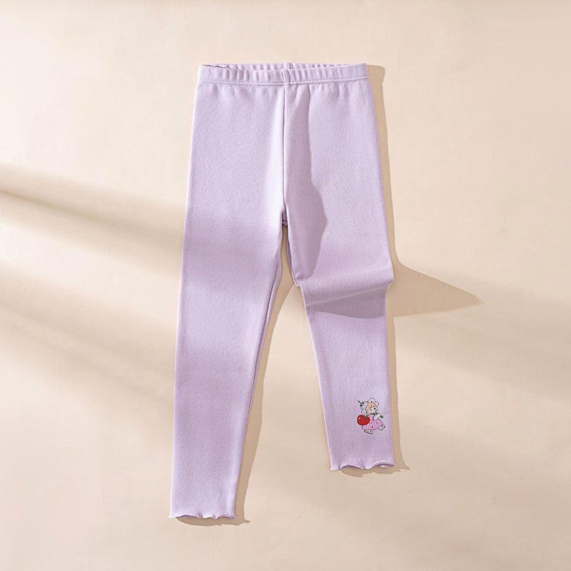 Girls' Leggings, Style Outerwear, Children'S Cartoon Versatile Pants For Baby Girls, Girls' Thermal Pants - Image 1