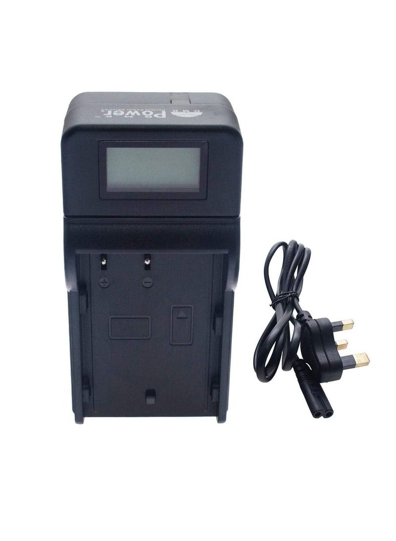 DMK Power NB-13L TC1000 LCD Battery Charger Compatible with Canon PowerShot G7X CB-2LHT - Image 1