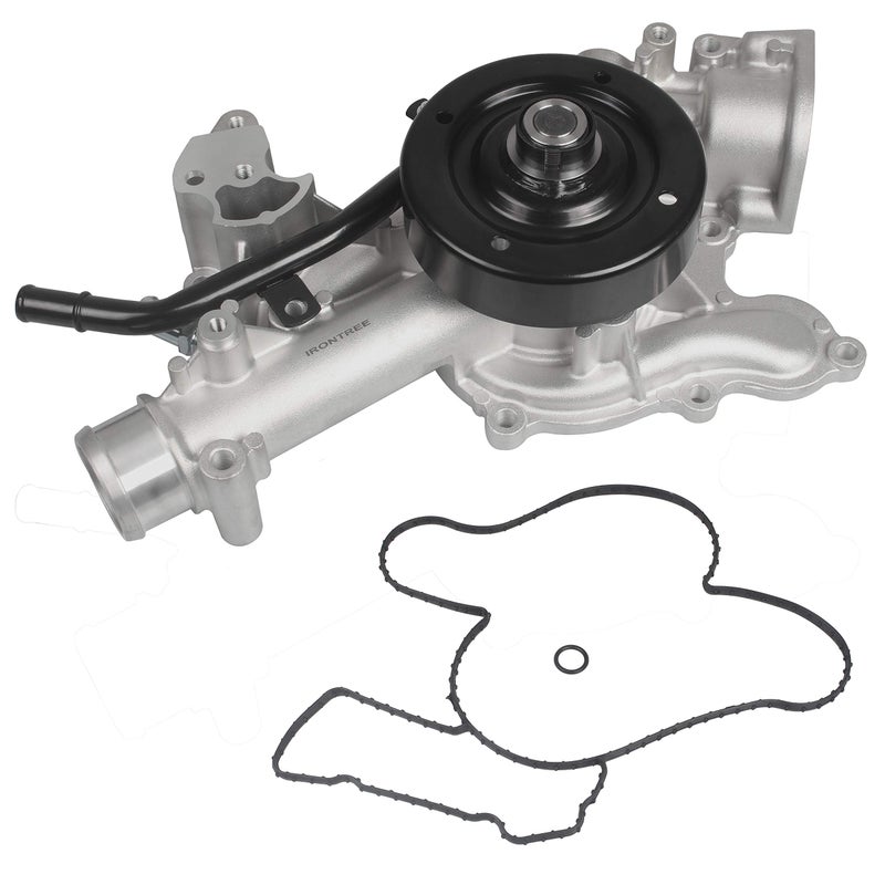 IRONTREE AW7168 Professional Water Pump Kit with Gasket Compatible with 04-08 Dodge Durango,03-08 Dodge Ram 1500 2500 3500,07-08 Chrysler Aspen, 5.7L V8 Engine, OE Replacement # 53021380AG 53021380BB - Image 1