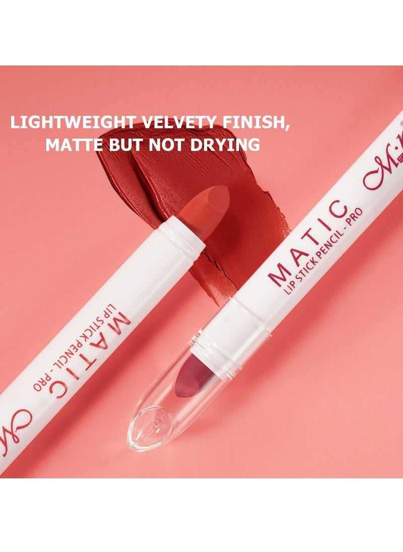 Menow New Matic Lipstick Pencil Pro 6 Pcs 6 Colors - Collection 2  - Image 5